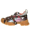 Gucci Flashtrek Leather & Mesh Sneaker In Multi