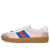 Gucci (wmns)  G74 Web Casual Shoes 'pink Blue' In Multi