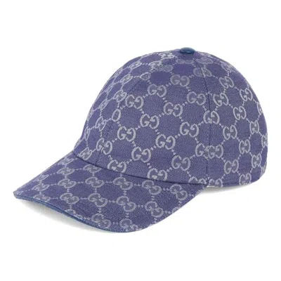 Gucci (wmns)  Gg Canvas Baseball Hat 'blue Grey'