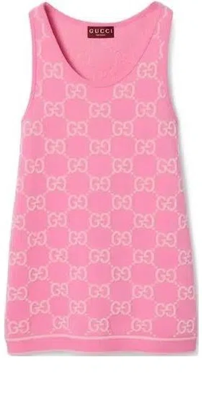 Gucci (wmns)  Gg Cotton Jacquard Dress 'pink Light Pink'