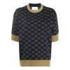 Gucci (wmns)  Gg Cotton Lam Top 'interlocking G -blue Gold'