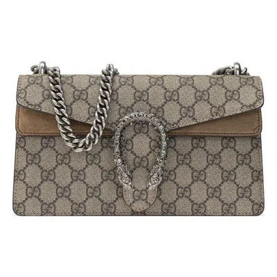 Gucci (wmns)  Gg Dionysus Small-sized Single-shoulder Bag Grey/brown