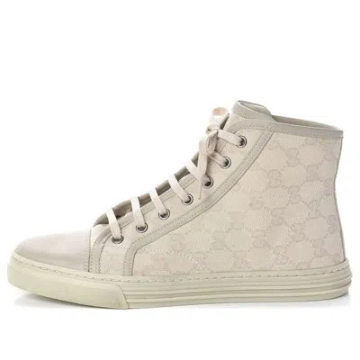 Gucci (wmns)  Gg High 'logo Print - White'