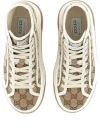 Gucci (wmns)  Gg High Top Sneaker 'beige Ebony'