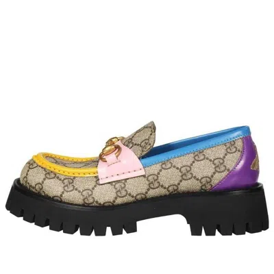 Gucci (wmns)  Gg Lug Sole Horsebit Loafer 'multicolor'