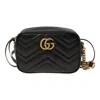 Gucci Gg Marmont Shoulder Bag In Black