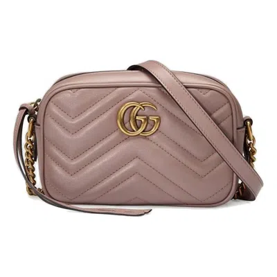 Gucci (wmns)  Gg Marmont Matelasse Mini Bag 'rose Antic' In Pink