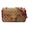 Gucci Marmont Mini Shoulder Bag In Neutral
