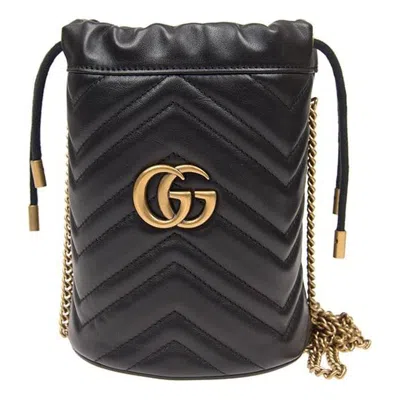 Gucci (wmns)  Gg Marmont Mini Crossbody Bag Black