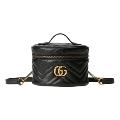 Gucci (wmns)  Gg Marmont Series Backpackmini Black