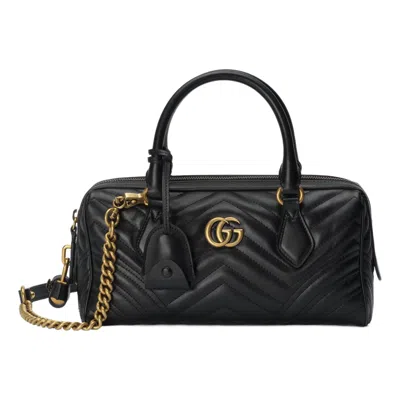 Gucci (wmns)  Gg Marmont Small Top Handle Bag 'black'