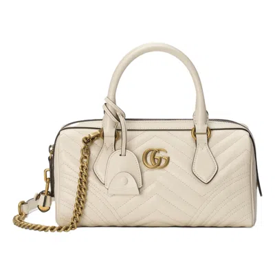 Gucci (wmns)  Gg Marmont Small Top Handle Bag 'white'