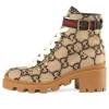 Gucci Gg Wool Ankle Boot In Multi
