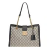 Gucci (wmns)  Gg Padlock Series Single-shoulder Bag Middle Size 'creamy Brown'