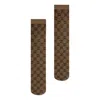 Gucci (wmns)  Gg Pattern Socks 'beige Dark Brown'