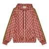 Gucci (wmns)  Gg Supreme Print Silk Jacket 'sweet Berries Rose' In Pink