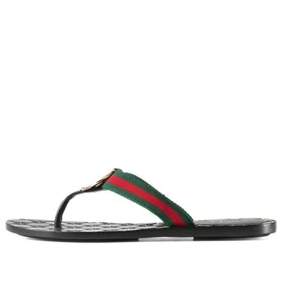Gucci (wmns)  Gg Thong Web Sandal 'black'