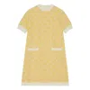Gucci (wmns)  Gg Wool Jacquard Dress 'yellow'