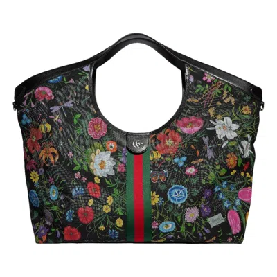 Gucci (wmns)  Giglio Flora Large Tote Bag 'black Multicolor'