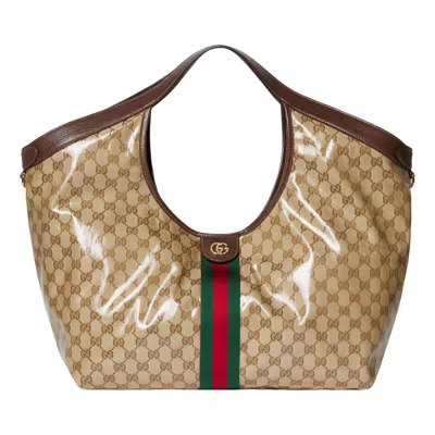Gucci (wmns)  Giglio Large Tote Bag 'sand Dark Brown'