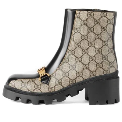 Gucci (wmns)  Horesbit Interlocking G Ankle Boots 'black Ebony'