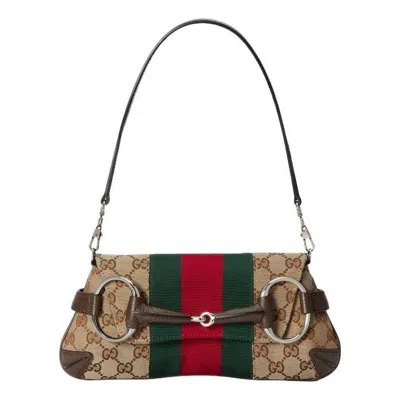 Gucci (wmns)  Horsebit Chain Small Shoulder Bag 'being Ebony'