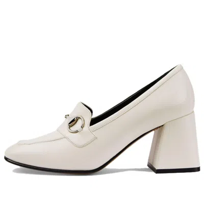 Gucci (wmns)  Horsebit Pump 'off White Leather'