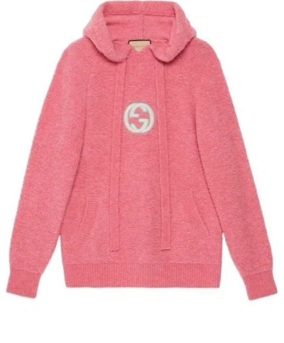 Gucci (wmns)  Interlocking G Boucl Hoodie 'pink'