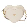 Gucci (wmns)  Interlocking G Mini Heart Shoulder Bag 'mystic White'