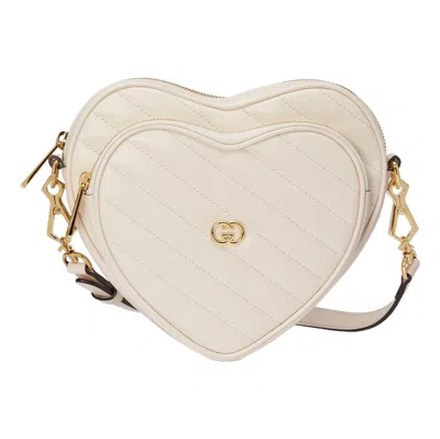 Gucci (wmns)  Interlocking G Mini Heart Shoulder Bag 'mystic White'