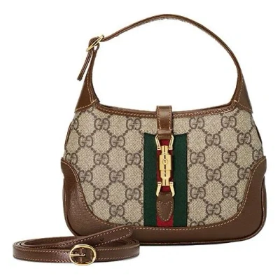 Gucci (wmns)  Jackie 1961 Seriesgg Canvas Clutch Single Shoulder Bag 'brown Monogram'
