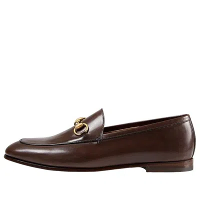 Gucci (wmns)  Jordaan Loafer 'dark Brown Leather'