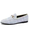 Gucci (wmns)  Jordaan Tweed Loafers 'blue'