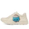 Gucci (wmns)  Kawaii Rhyton Leather Sneakers 'cream White' In Multi