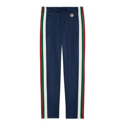 Gucci (wmns)  Knitted Sweatpants With Logo 'blue'