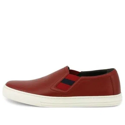 Gucci (wmns)  Leather Low 'maroon' In Burgundy