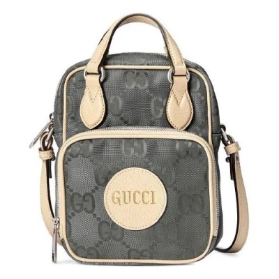 Gucci (wmns)  Logo Printing Off The Grid Backpack Grey