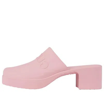 Gucci (wmns)  Logo Rubber Mule 'pink'