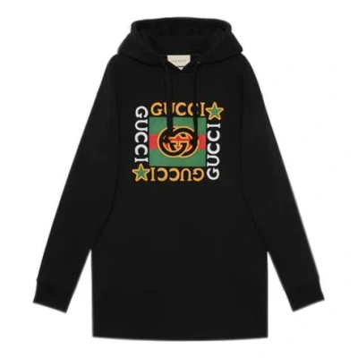 Gucci (wmns)  Logo Star Printed Hooded Dresses'black'