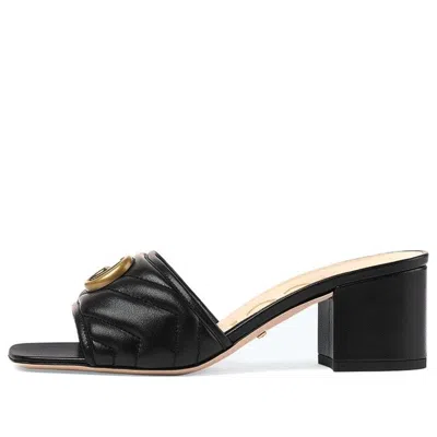 Gucci (wmns)  Marmont Double G Chunky Slide Sandal 'black'