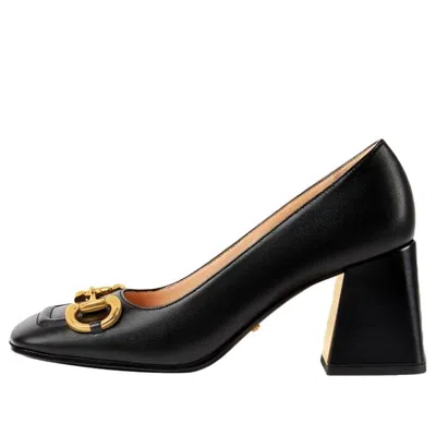 Gucci (wmns)  Mid-heel Pump With Horsebit 'black Leather'