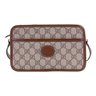 Gucci (wmns)  Mini Bag With Interlocking G 'beige' In Brown