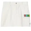 Gucci (wmns)  Mini Skirt With  Patches 'ivory' In White
