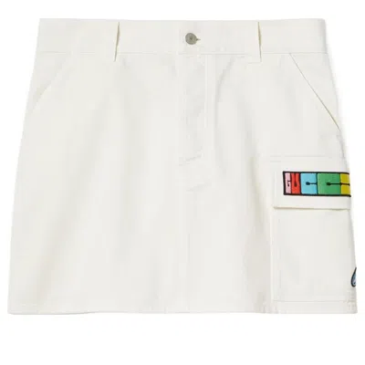 Gucci (wmns)  Mini Skirt With  Patches 'ivory' In White