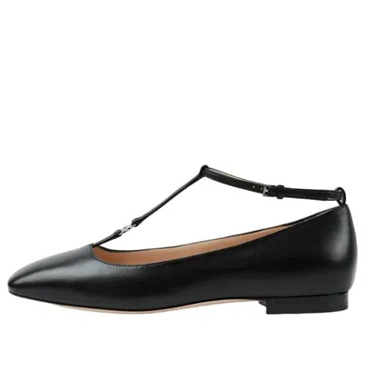 Gucci (wmns)  Monogram Leather Ballet Flats 'black'