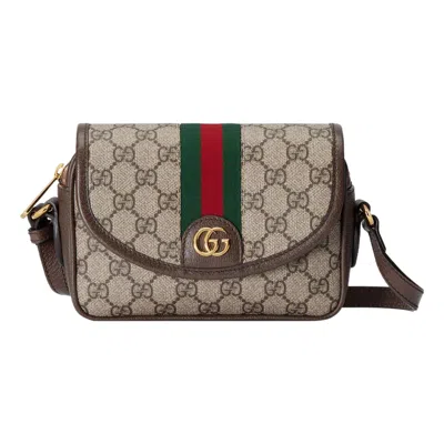 GUCCI (WMNS) GUCCI OPHIDIA GG MINI SHOULDER BAG 'BEIGE'