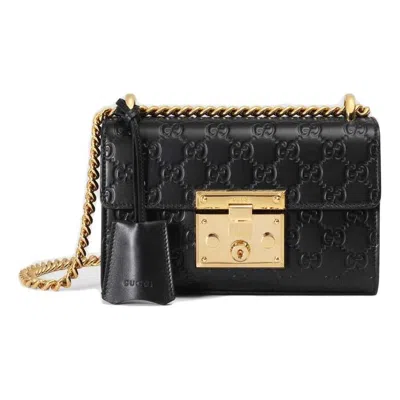 Gucci (wmns)  Padlock Signature Bag 'black Gold'