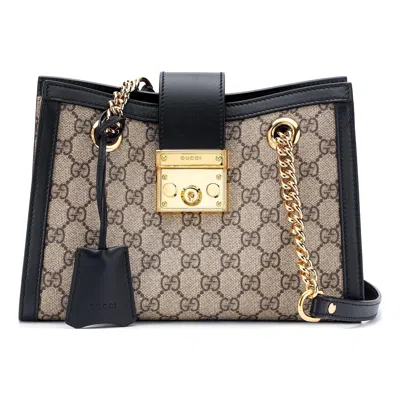 Gucci (wmns)  Padlock Small Gg Shoulder Bag 'beige Black'