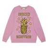 Gucci (wmns)  Pineapple Printed Long Sleeve Sweater For Pink