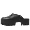 Gucci (wmns)  Platform Perforated G Sandal 'black Rubber'